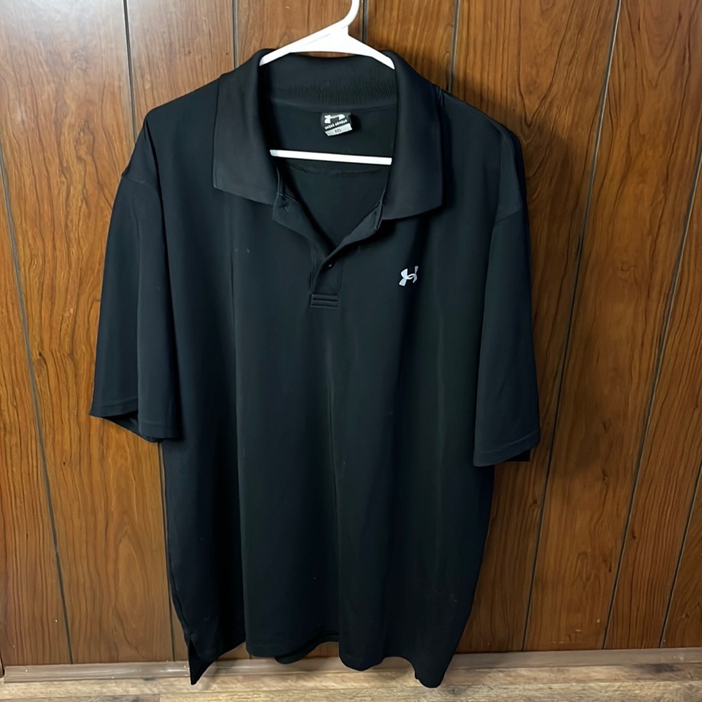 Black Under Armour Polo